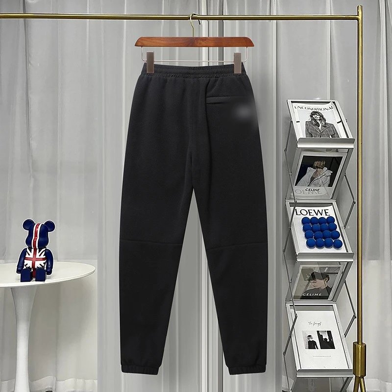 Design Premium Fleece Jogger Pants Black Sweatpants - 6