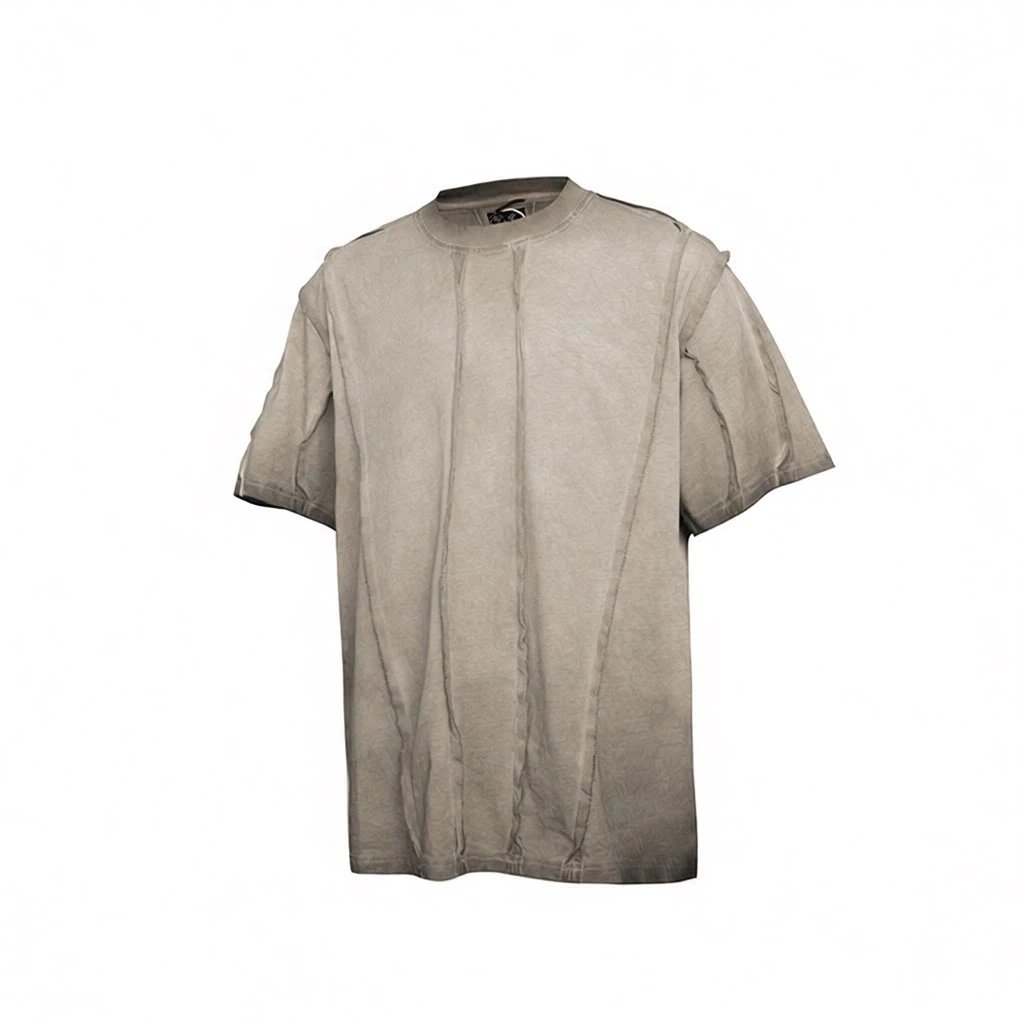 Star Moon Metal Button Washed T-Shirt photo 4