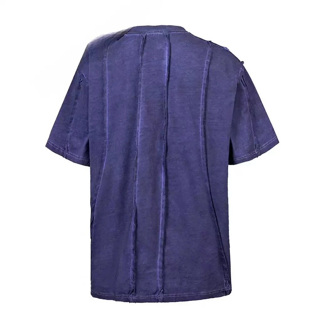 Star Moon Metal Button Washed T-Shirt photo 6