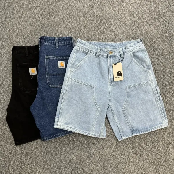 Carhartt Workwear Shorts Light Wash Denim Shorts - 7