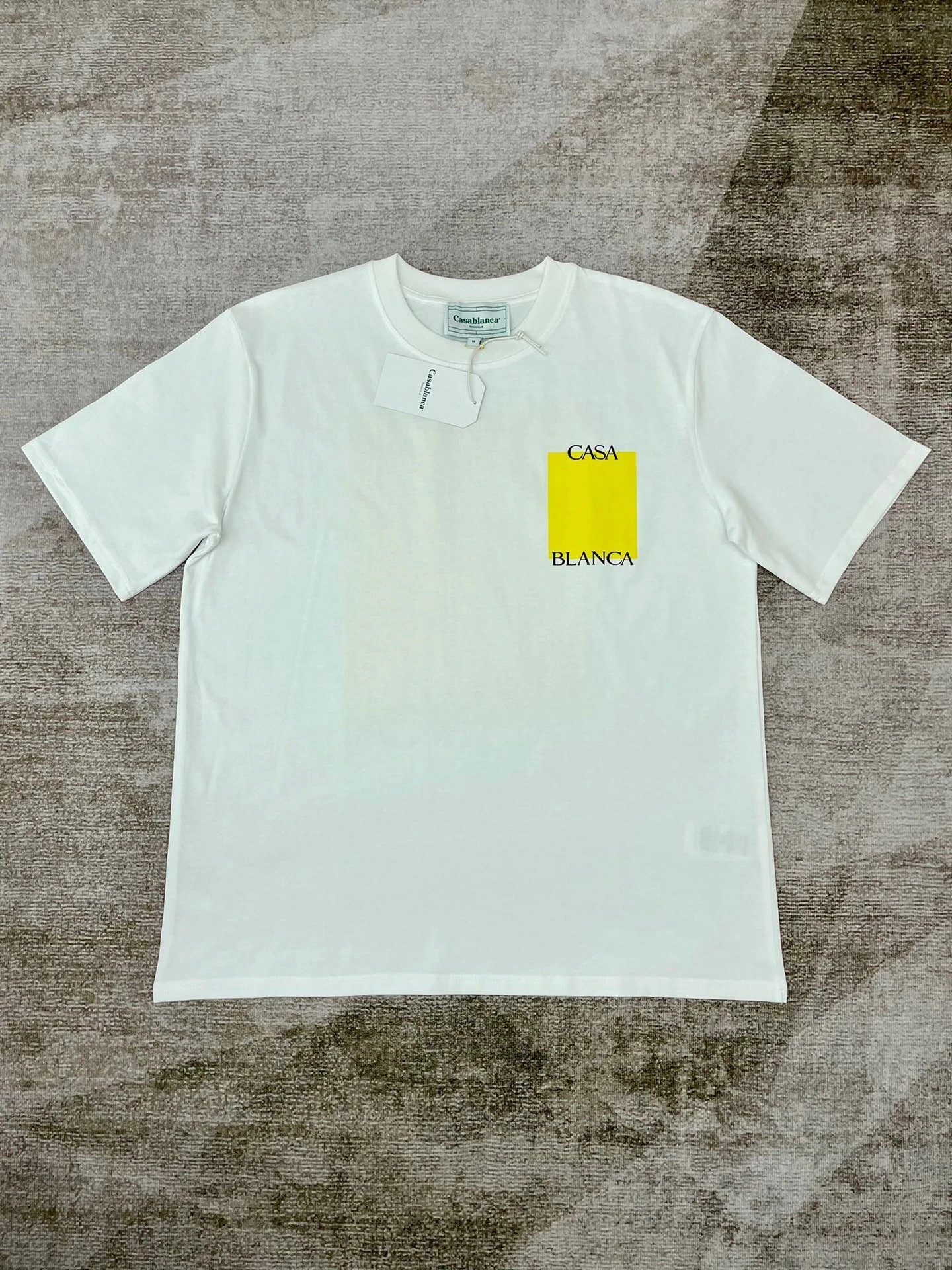 Casablanca Plaza Casa Graphic T-Shirt White - 44