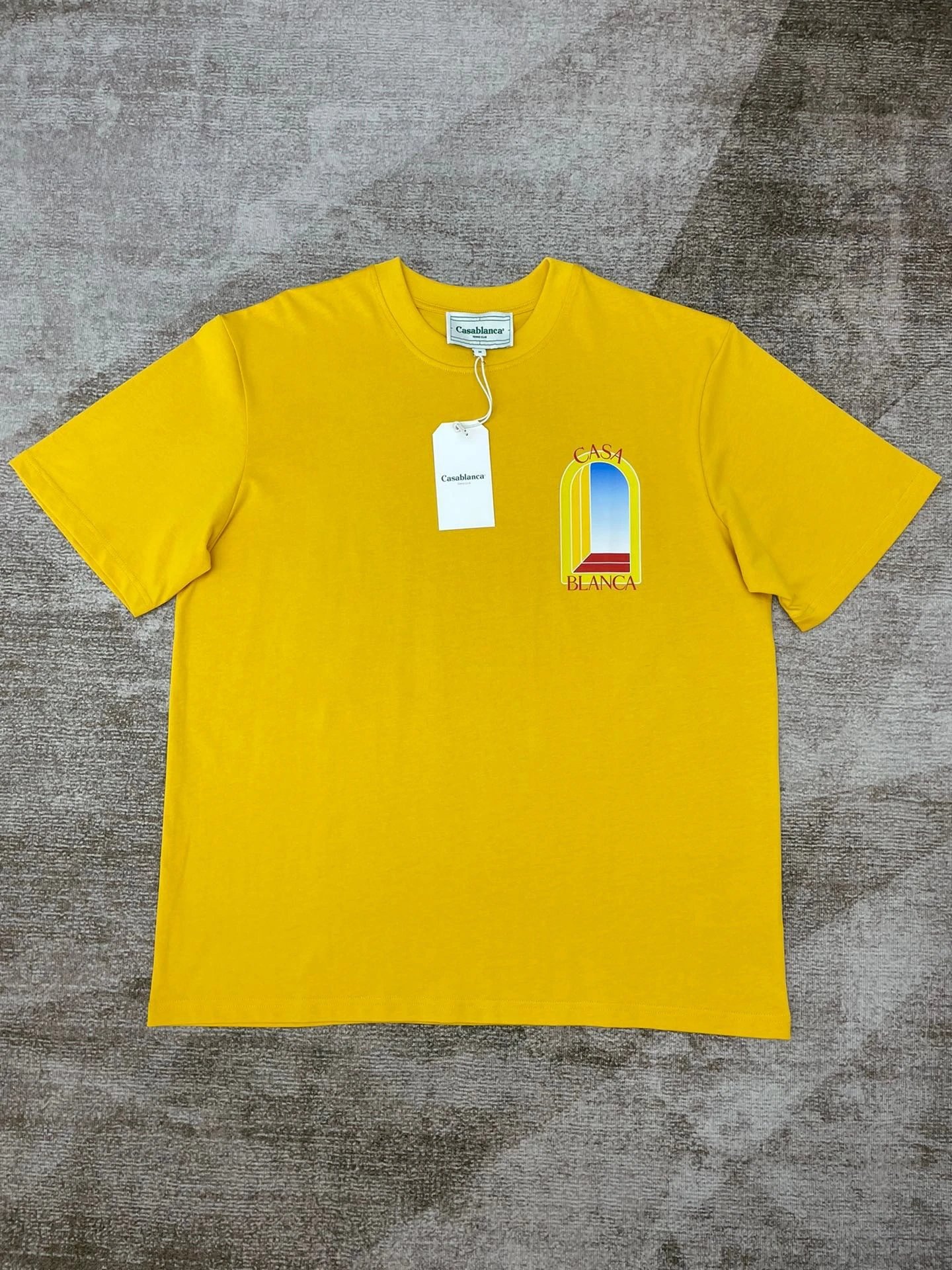 Casablanca Plaza Casa Graphic T-Shirt White - 36