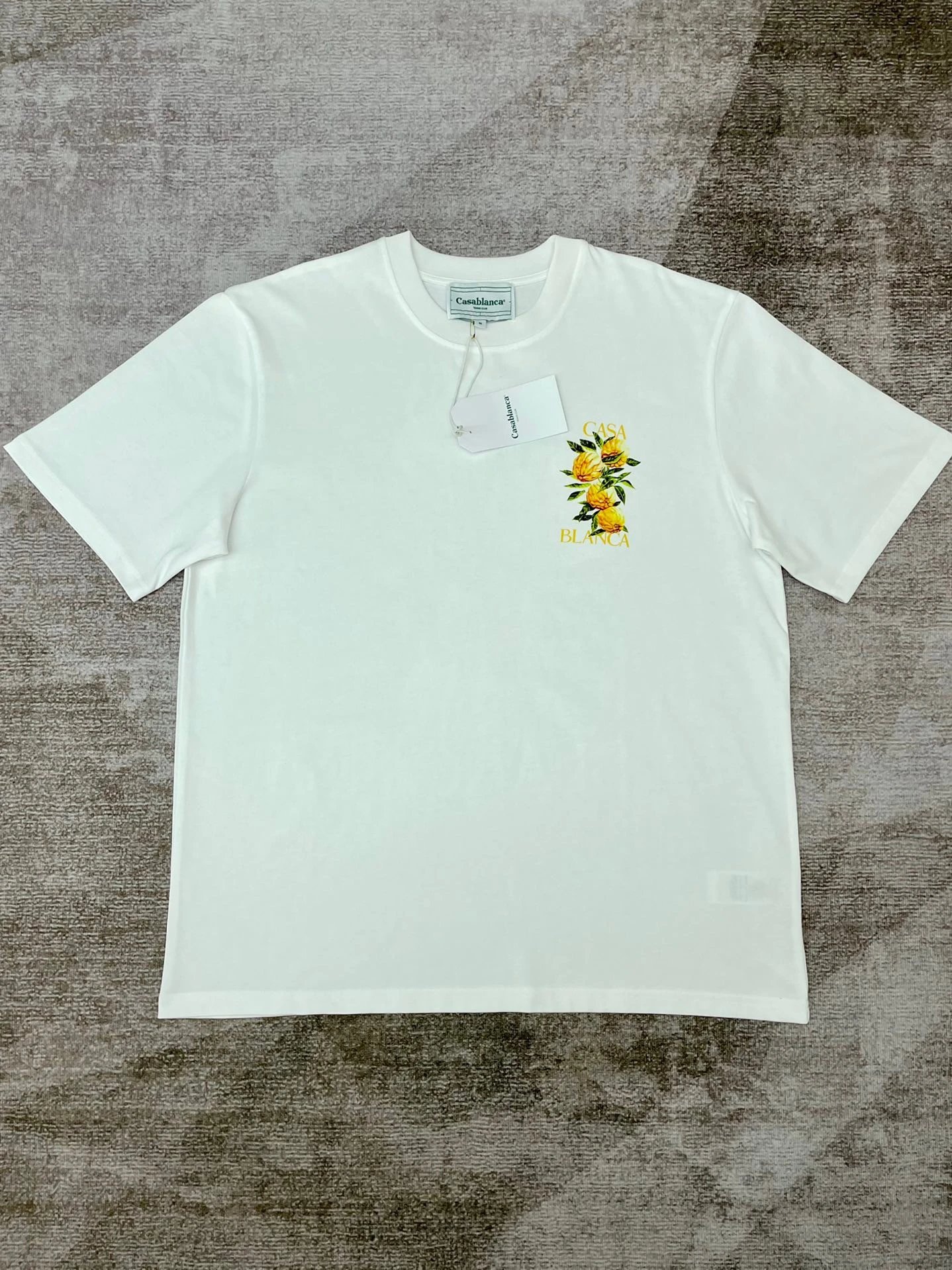 Casablanca Plaza Casa Graphic T-Shirt White - 53