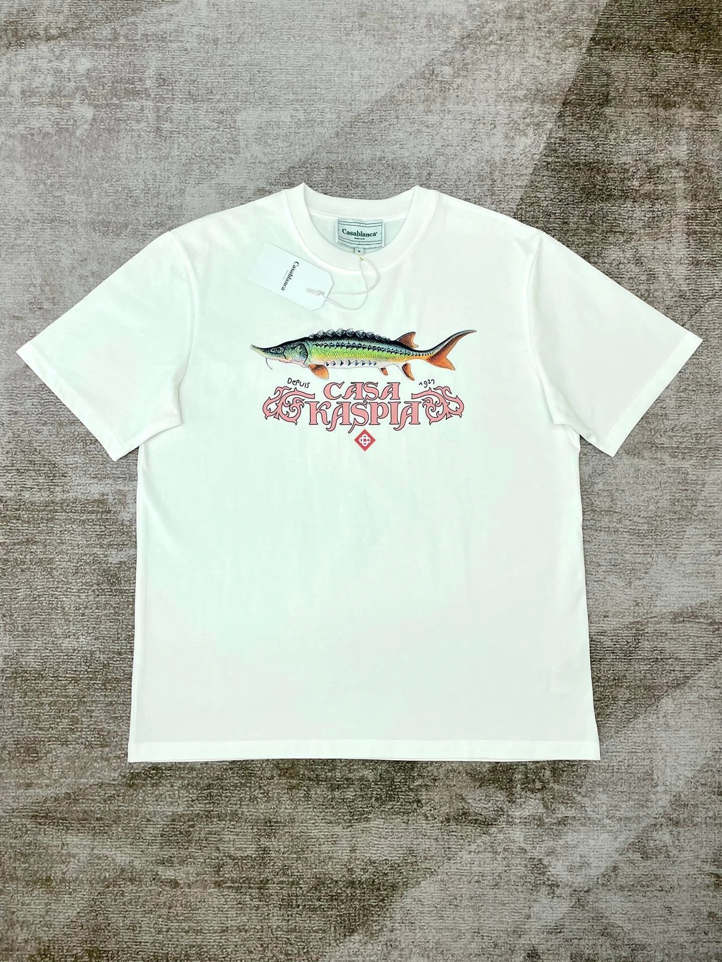 Casablanca Plaza Casa Graphic T-Shirt White - 13