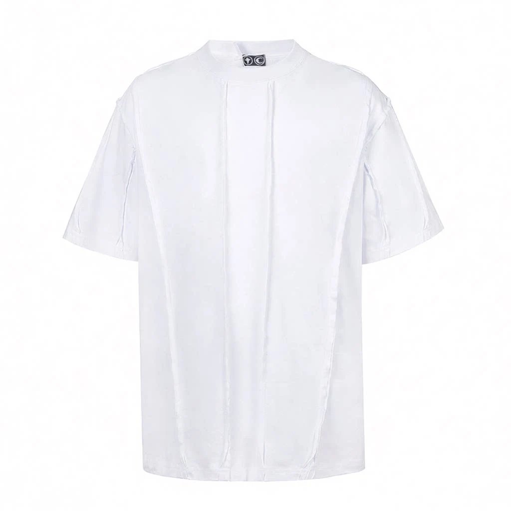 Star Moon Metal Button Washed T-Shirt photo 3