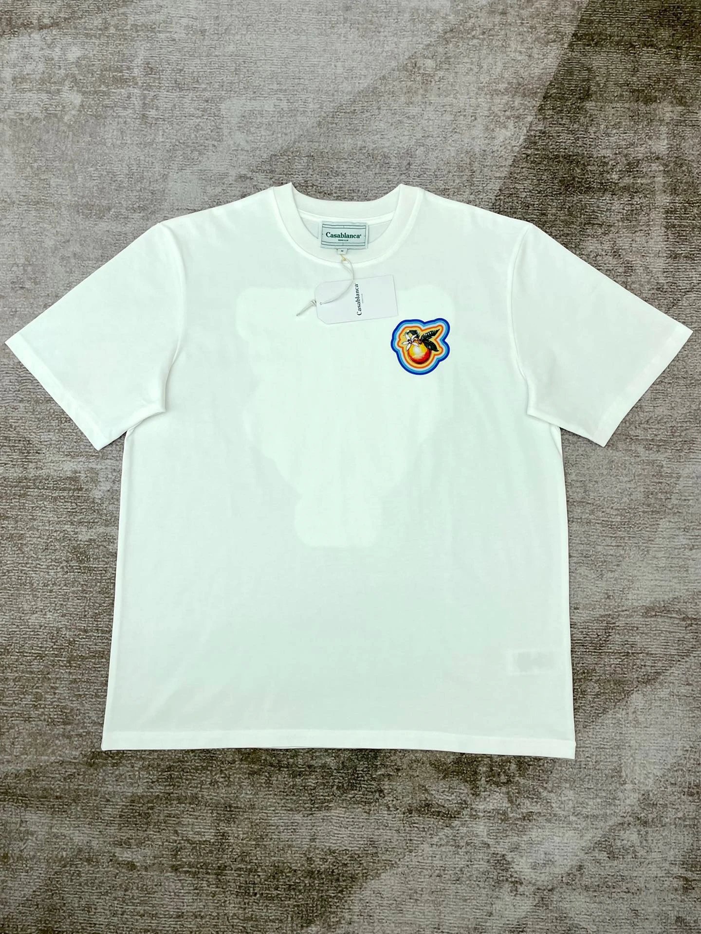 Casablanca Plaza Casa Graphic T-Shirt White - 57