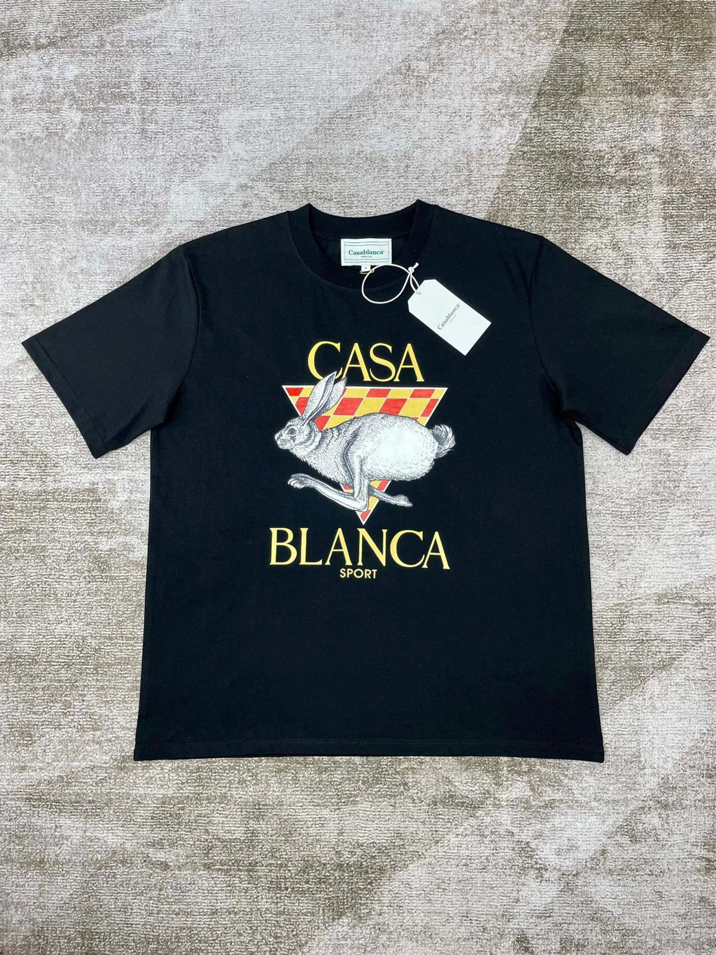 Casablanca Plaza Casa Graphic T-Shirt White - 69