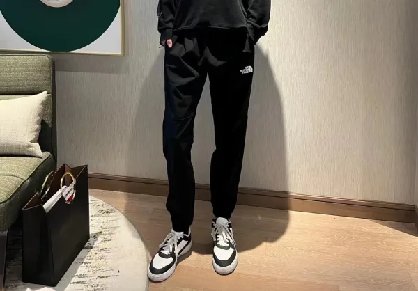 The North Face Utility Joggers Beige/Black Pants - 6