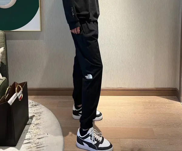 The North Face Utility Joggers Beige/Black Pants - 7