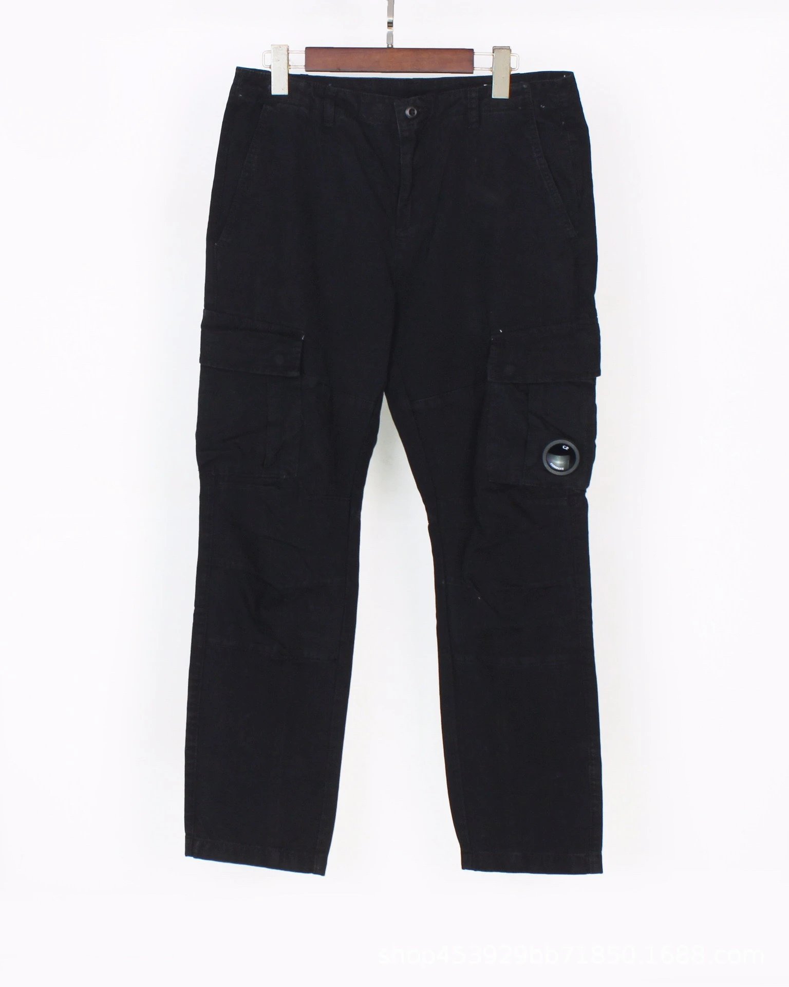 C.P. Company Goggle Pocket Cargo Pants Black - 6