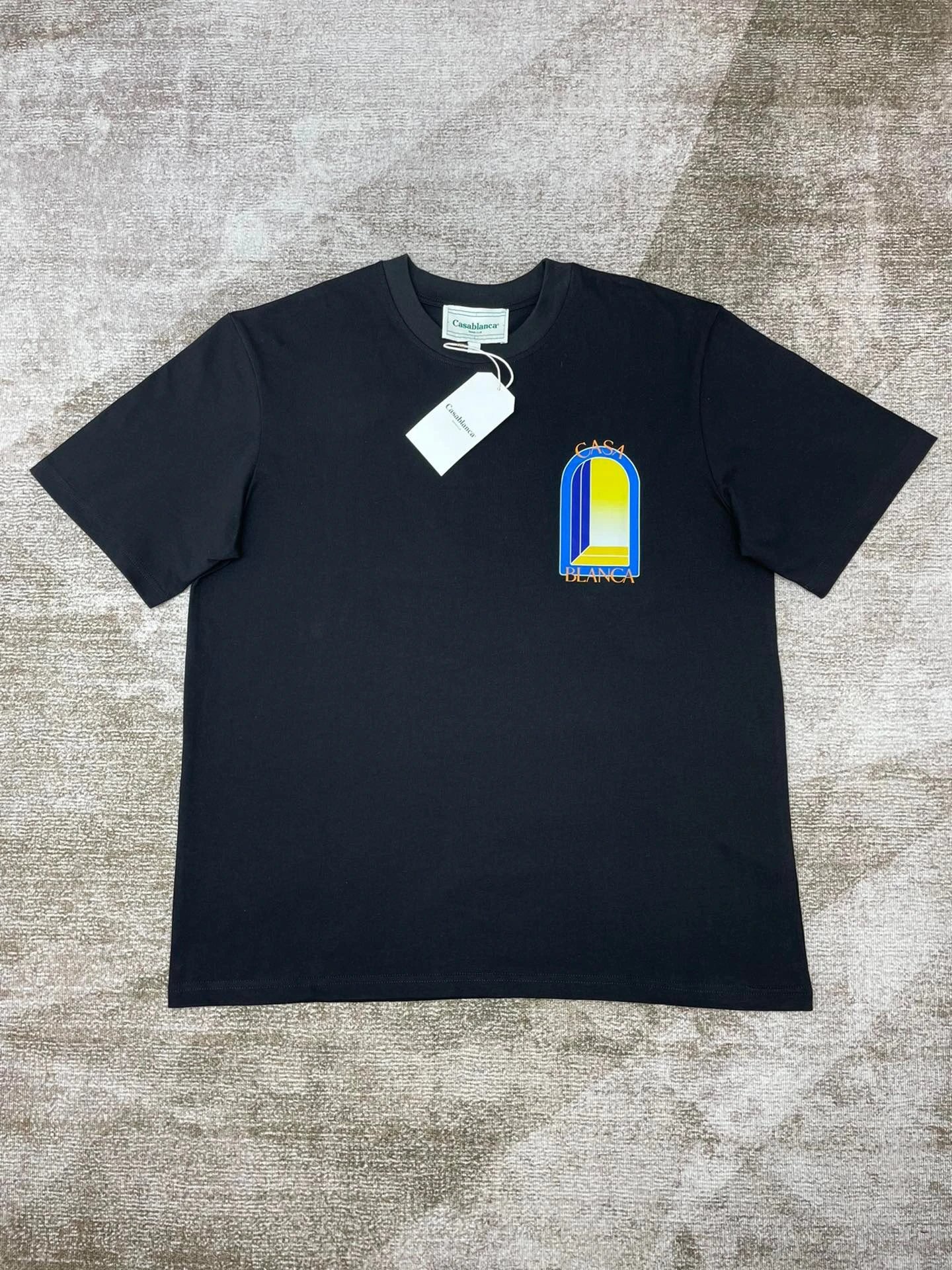 Casablanca Plaza Casa Graphic T-Shirt White - 38