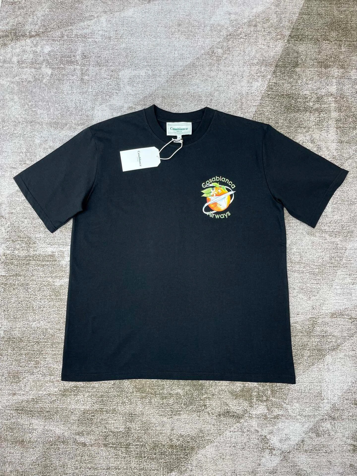 Casablanca Plaza Casa Graphic T-Shirt White - 42