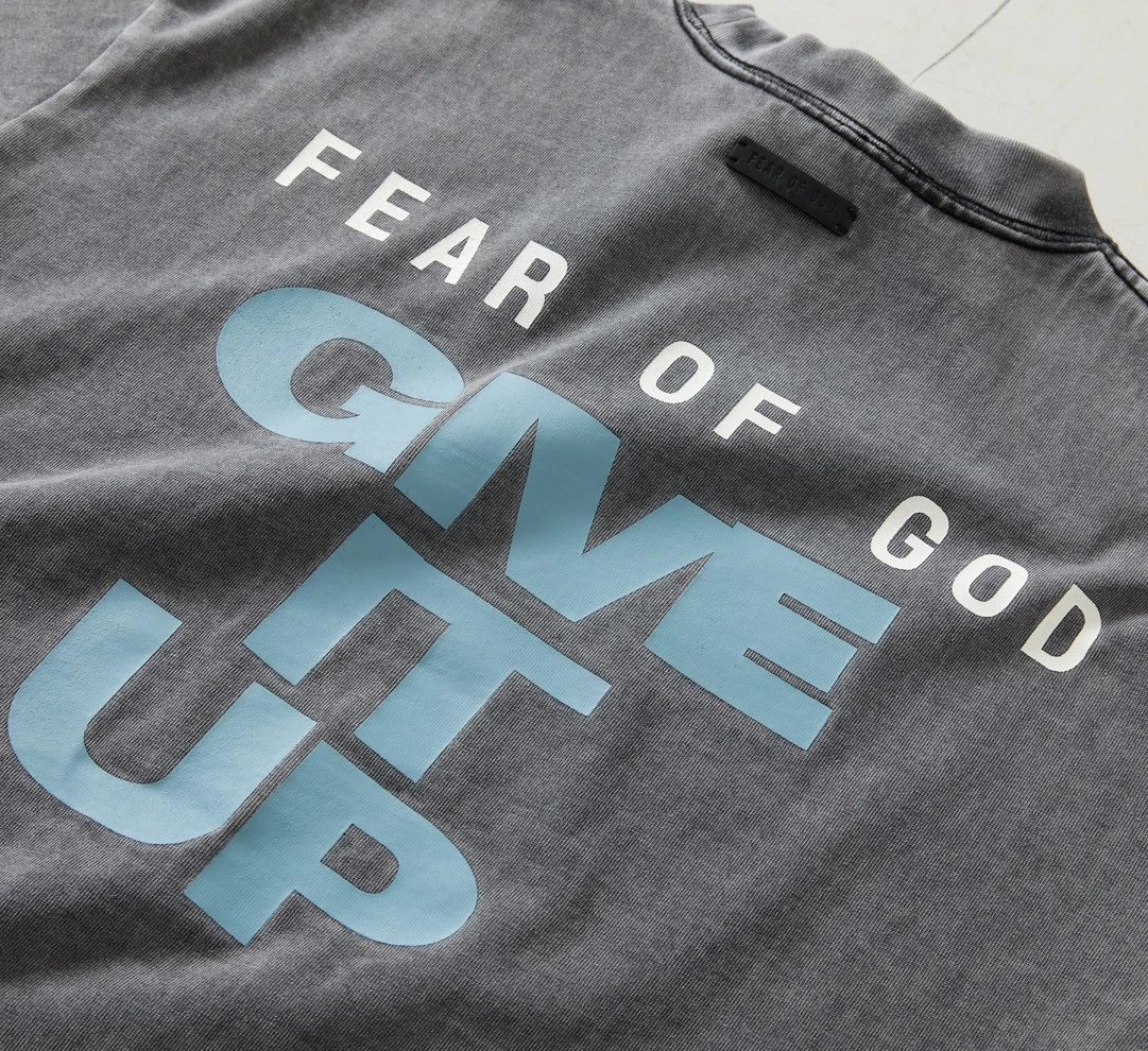 Washed Lettered Loose T-Shirt photo 6