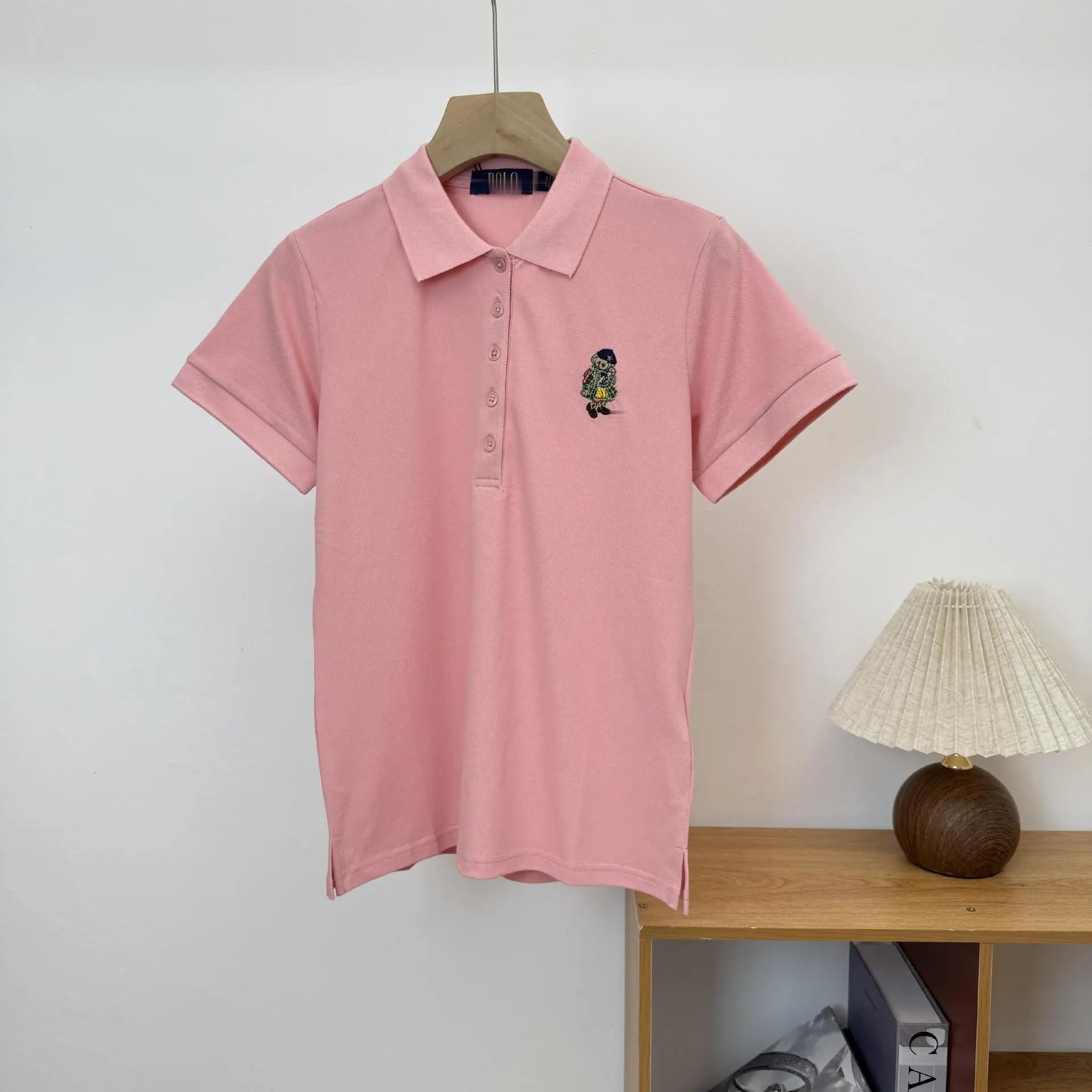 Bear embroidered polo shirt photo 4