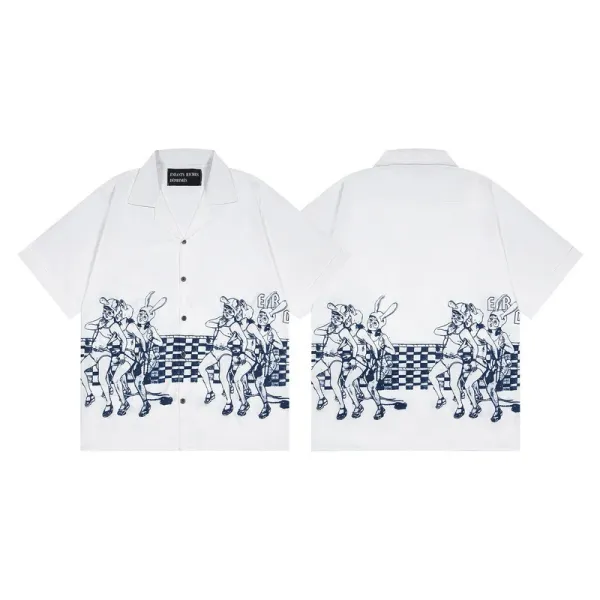 Enfants Riches Déprimés Rabbit Racing Shirt White - 1