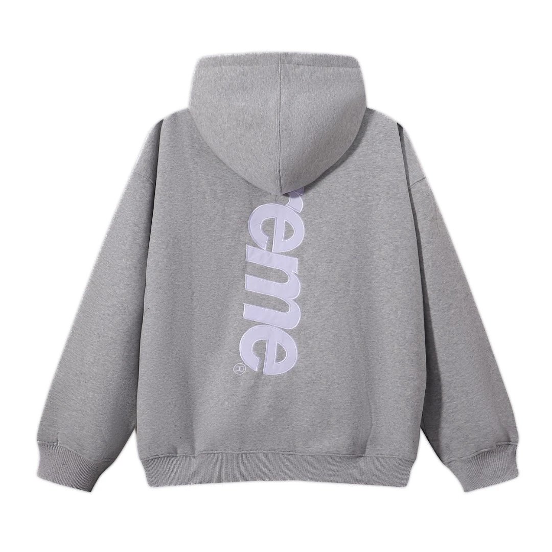 Fleece Hooded Sweatshirt with Appliqué Logo photo 4
