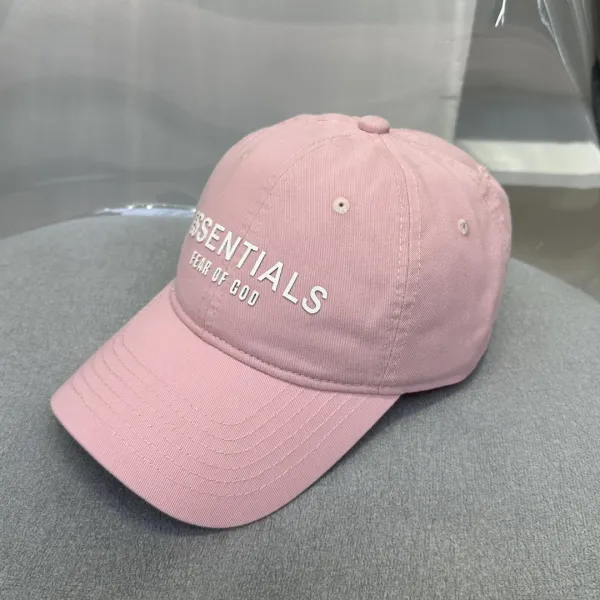 Essentials Distressed Baseball Cap Burgundy - 14