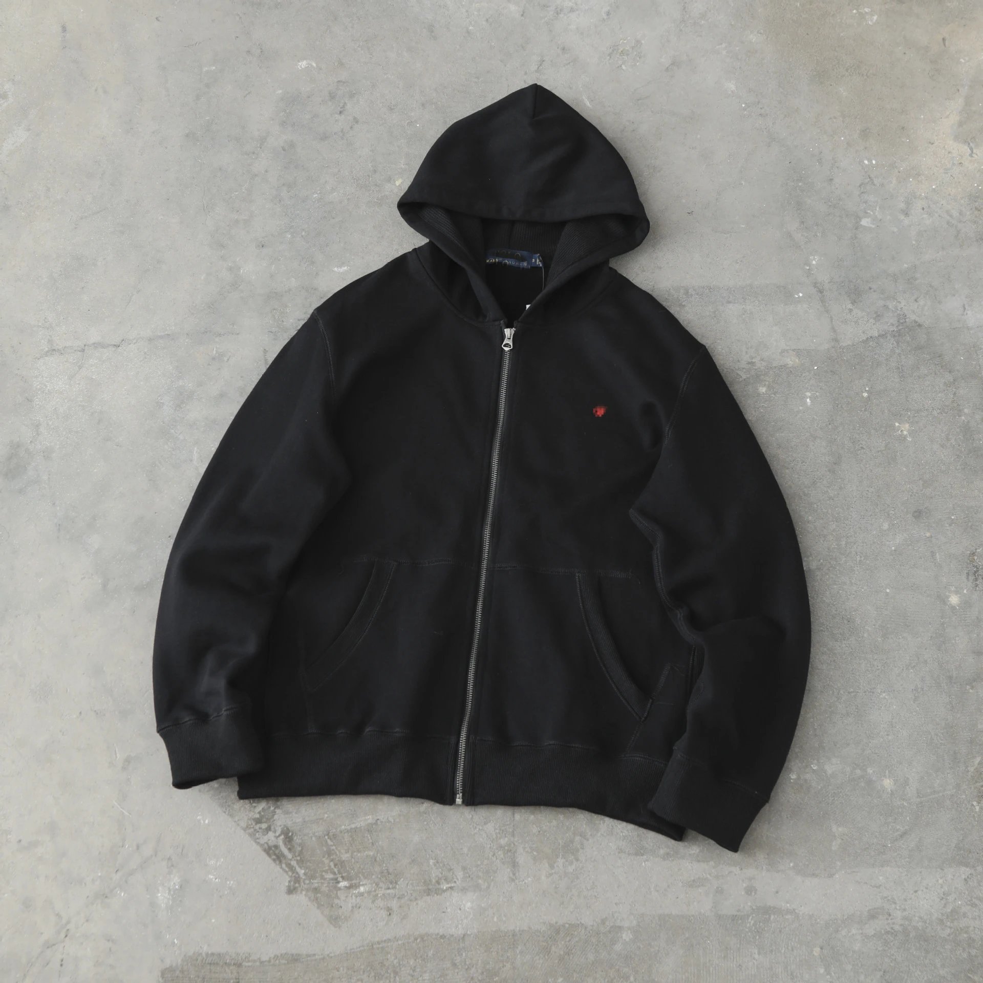 Ralph Lauren Embroidered Fleece Hoodie Zip Jacket photo 3