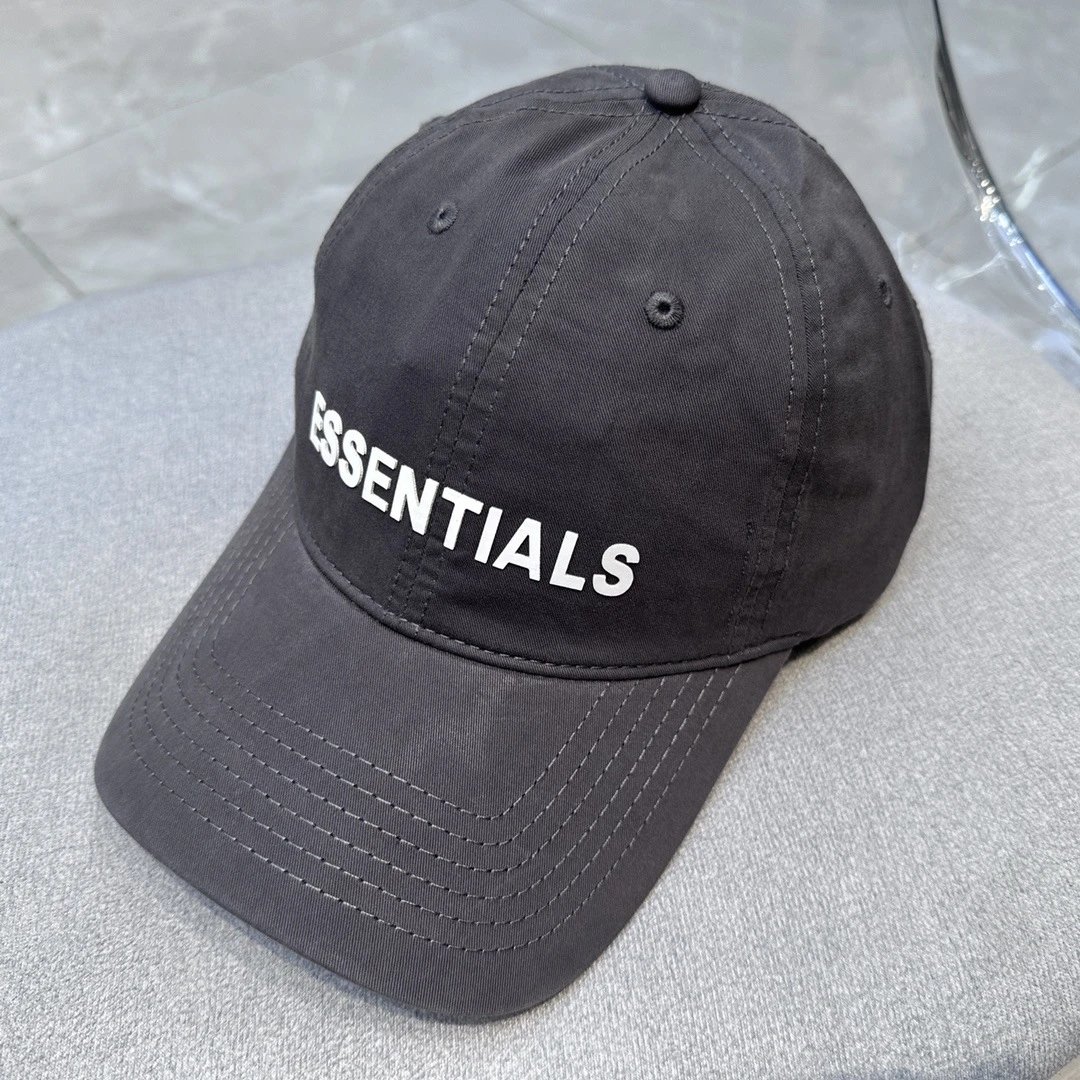 Essentials Distressed Baseball Cap Burgundy - 45