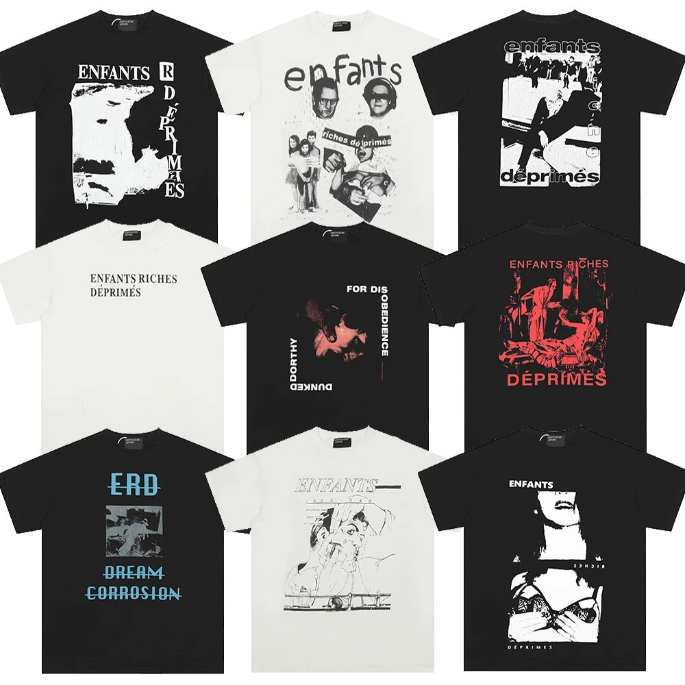 Mud Dye Print Heavy Weight Couple T-Shirt