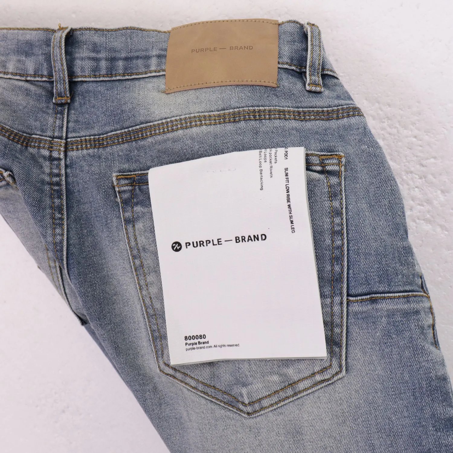 Purple Brand Paint Splatter Washed Denim Jeans - 14