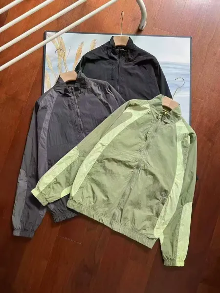 Design Windbreaker and Jogger Set Olive Green with Lime Accents Tracksuit - 7