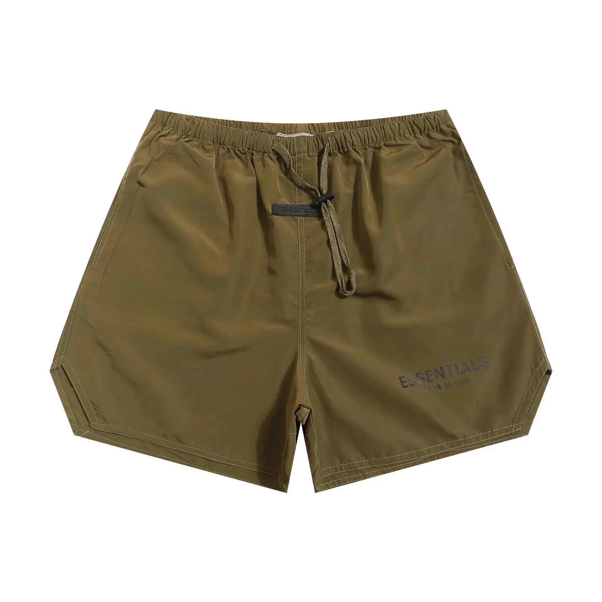 Fear of God Essentials Nylon Shorts Mustard Yellow Shorts - 8