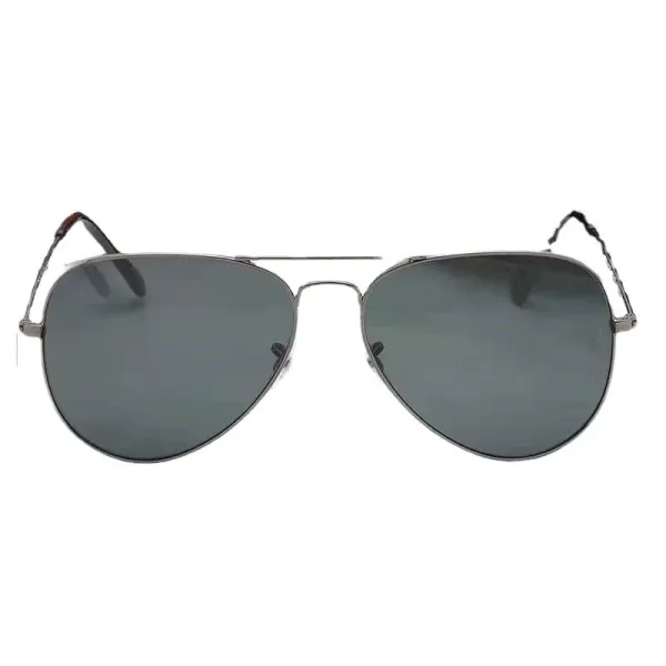 Ray-Ban Aviator Gold Frame Blue Mirror Sunglasses - 4