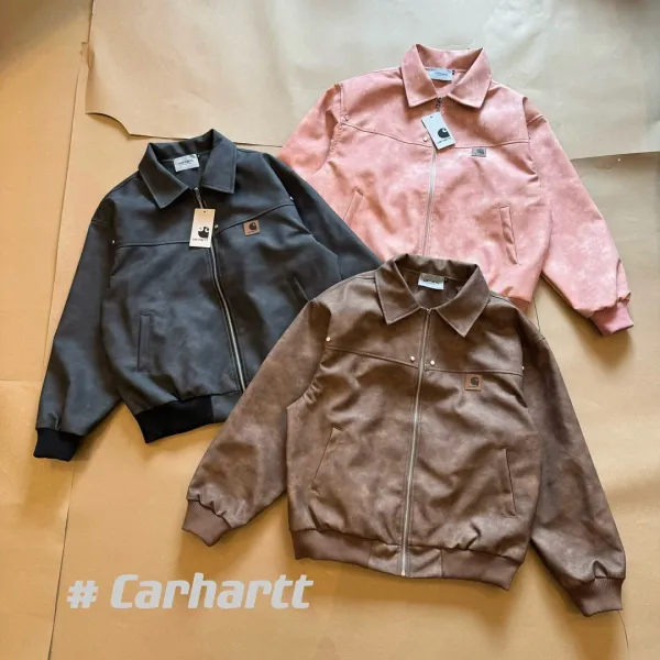 Carhartt WIP Acid Wash Pink Jacket - 14