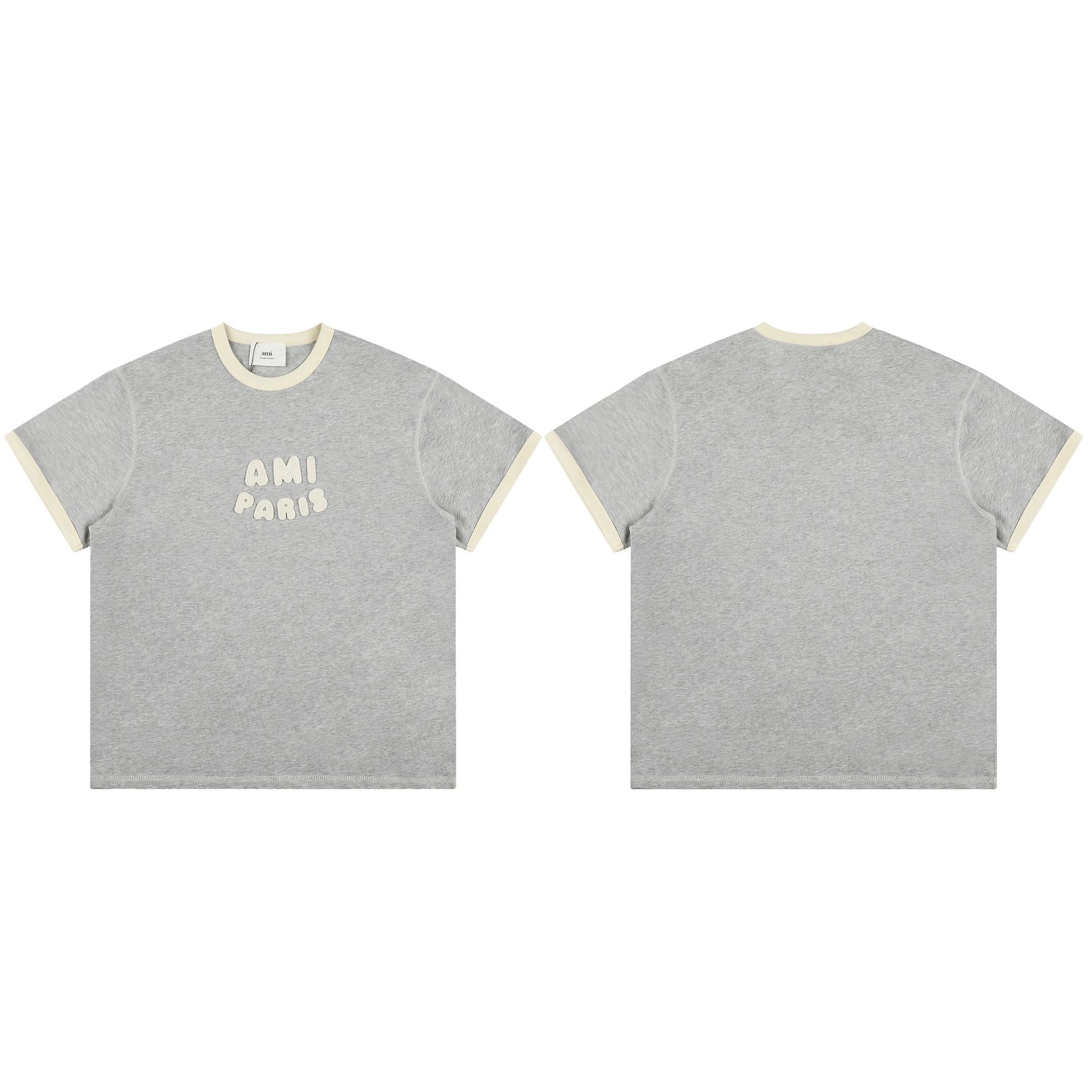 Heart Letter A Crochet Knit Patch T-Shirt photo 5