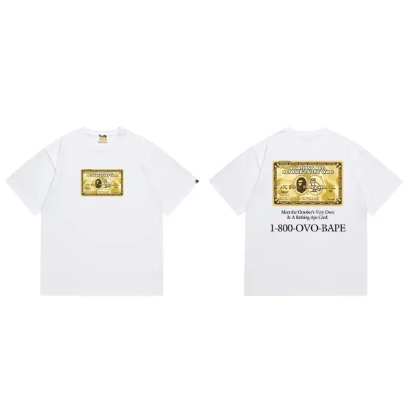 A Bathing Ape x OVO October's Very Own Gold Card T-Shirt - 1