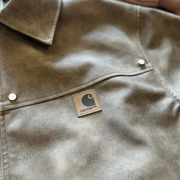 Carhartt WIP Acid Wash Pink Jacket - 4