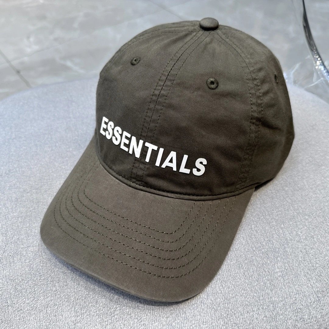 Essentials Distressed Baseball Cap Burgundy - 43