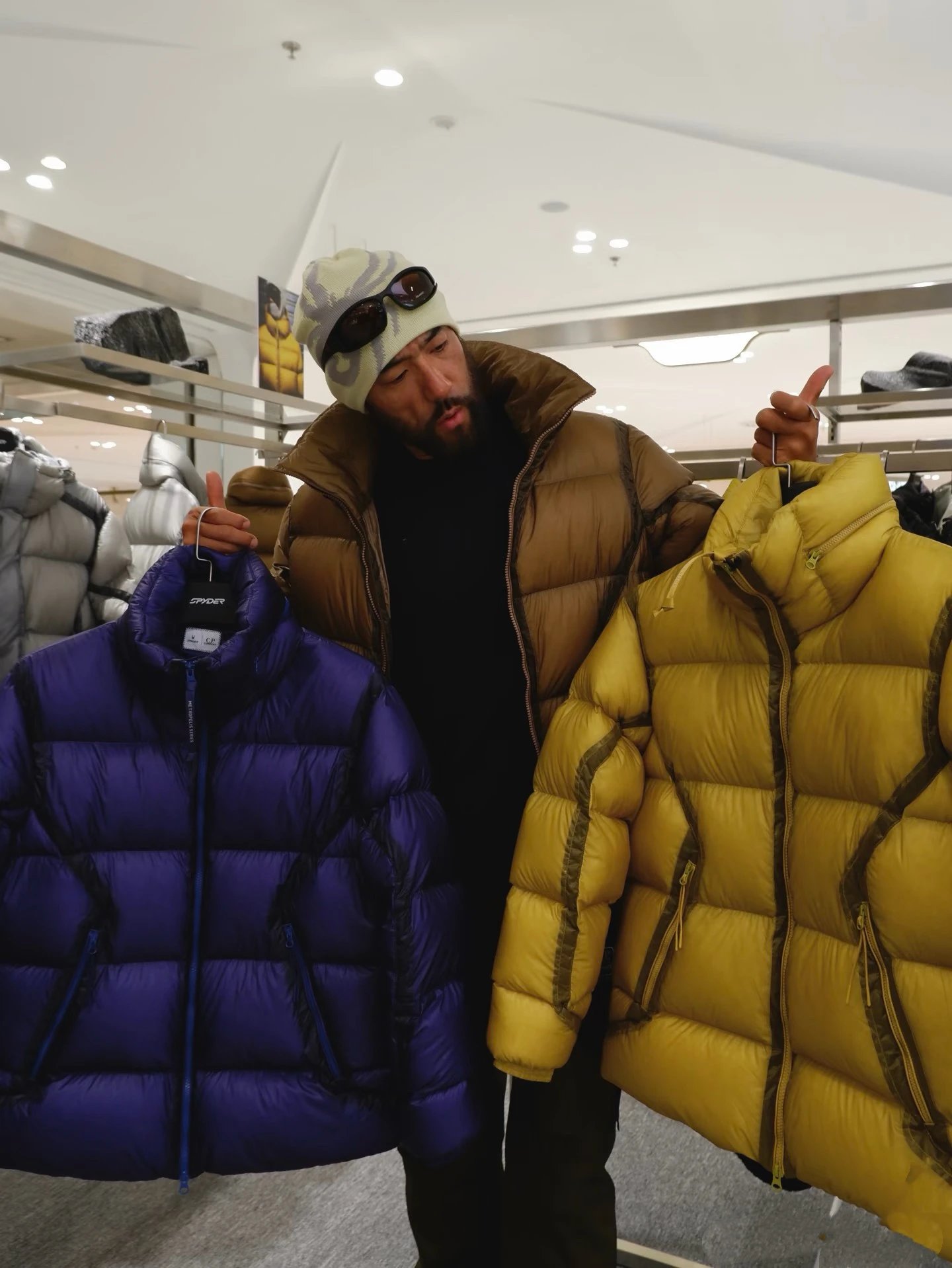 Winter Quilted Puffer Jacket with Hidden Hood photo 8