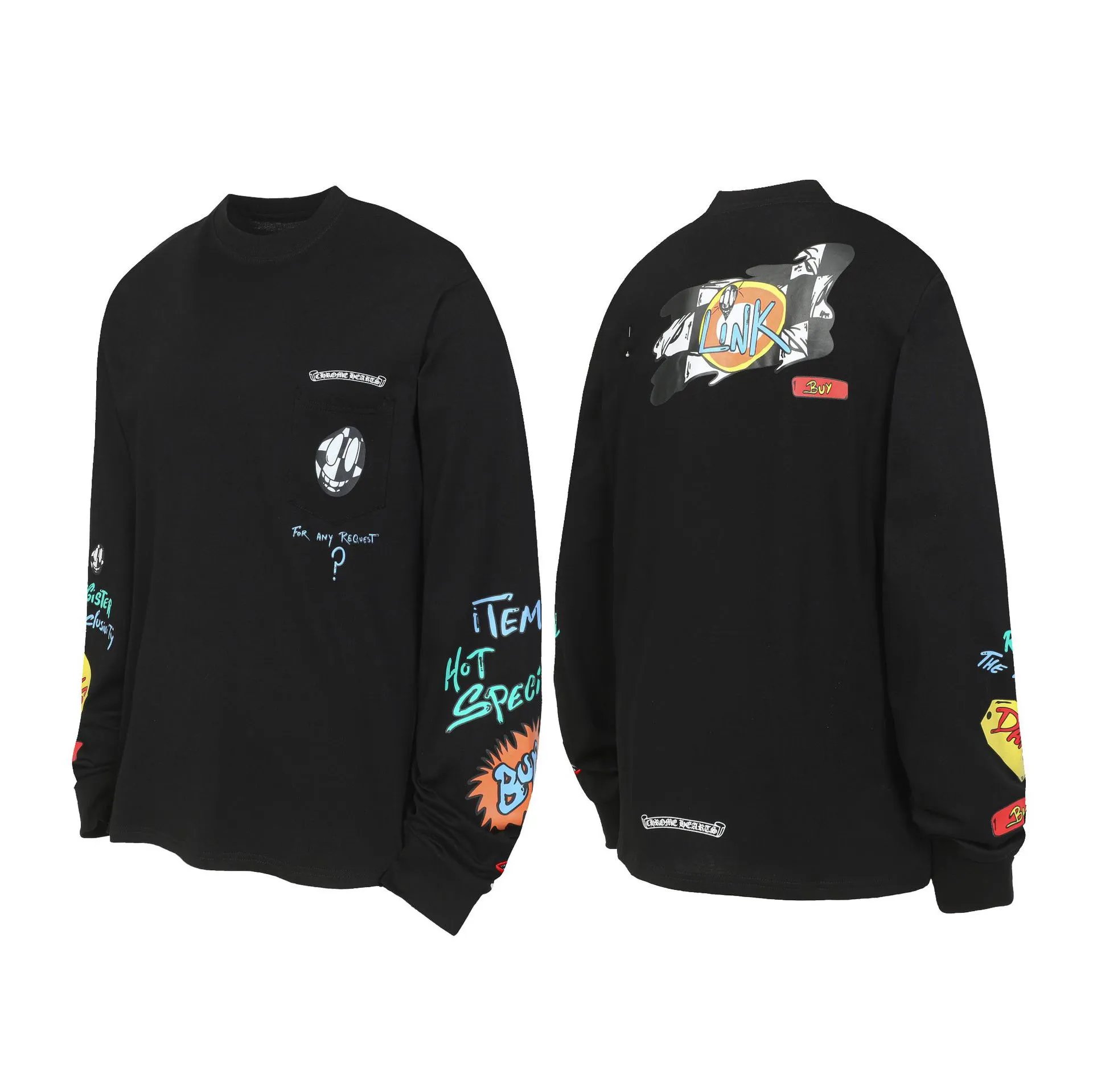 Crew Neck Long Sleeve Cotton Hoodie photo 8