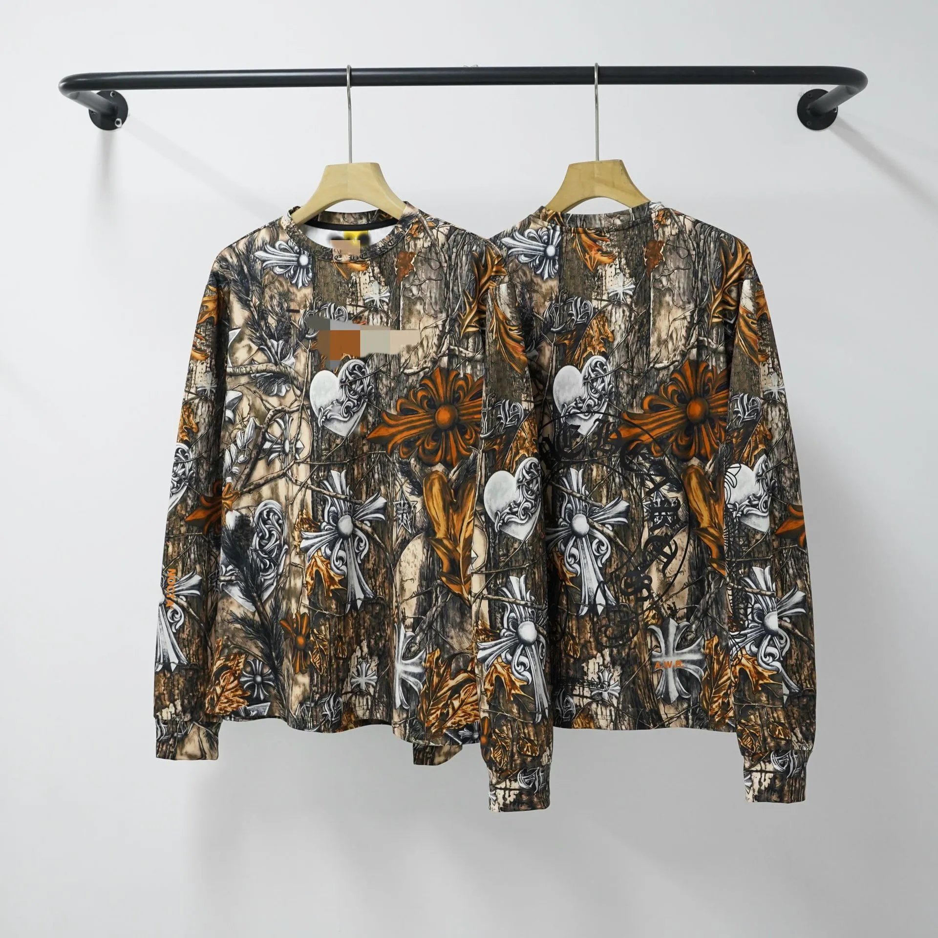 Crew Neck Long Sleeve Cotton Hoodie photo 2