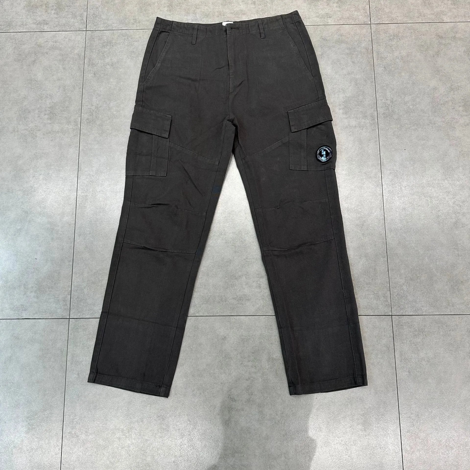 C.P. Company Goggle Pocket Cargo Pants Black - 7