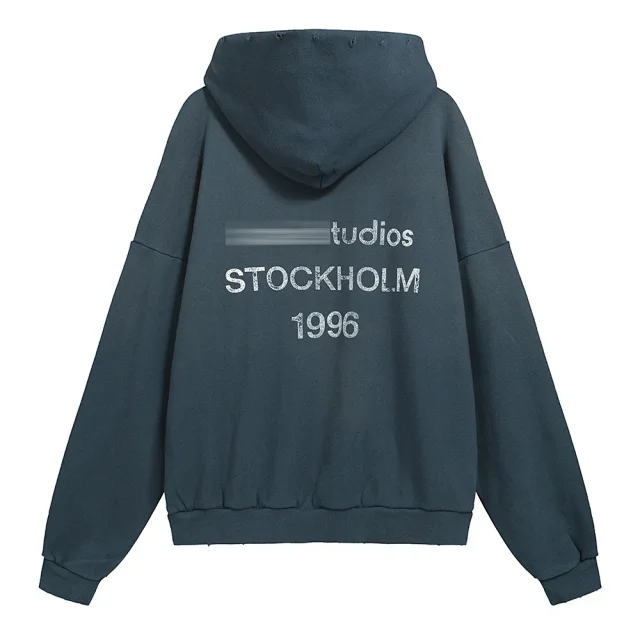 Acne Studios Hoodies & Sweatshirts Stockholm 1996 back-print hoodie product detail image 22