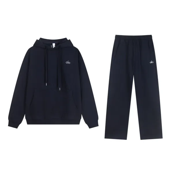 Cilo Oversized Zip-Up Hoodie and Wide-Leg Sweatpants Set Beige - 8