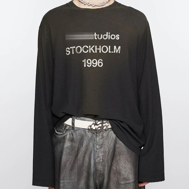 Acne Studios Stockholm 1996 Long Sleeve T-Shirt Red product detail 37 in Litbuy spreadsheet finds