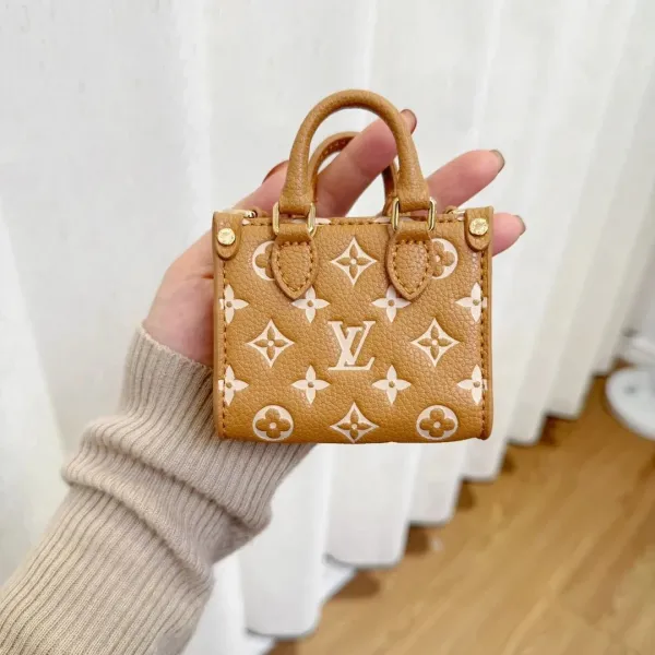 Louis Vuitton Mini Speedy Bag Beige Monogram Handbag - 1