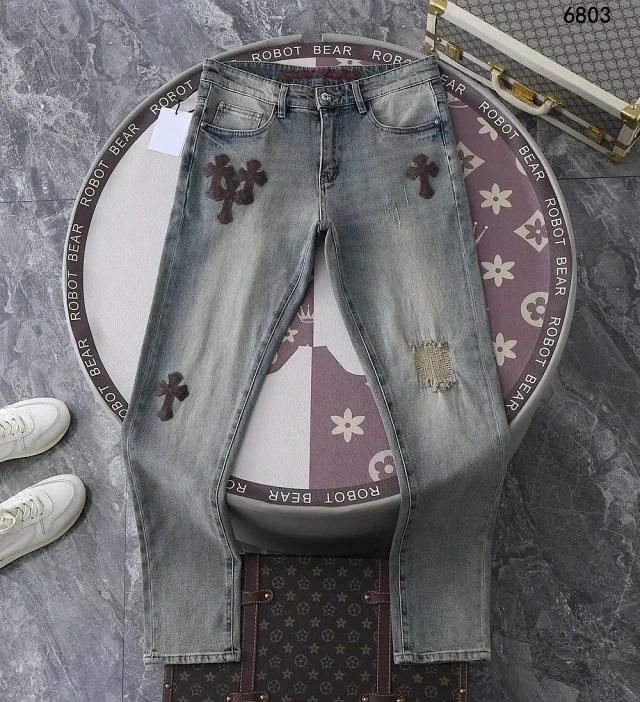 Unbranded Jeans Wide-Leg Cross Patch product detail image 9