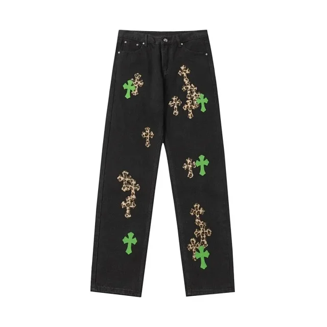 Unbranded Jeans Wide-Leg Cross Patch product detail image 2