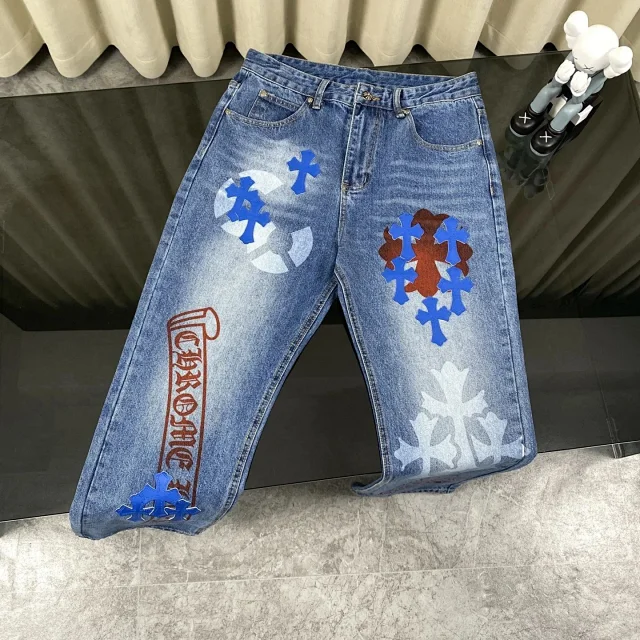 Unbranded Jeans Wide-Leg Cross Patch product detail image 10