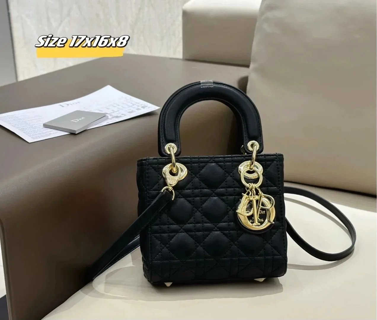 Chanel Handbags Quilted Chain-Strap Handbag — 22