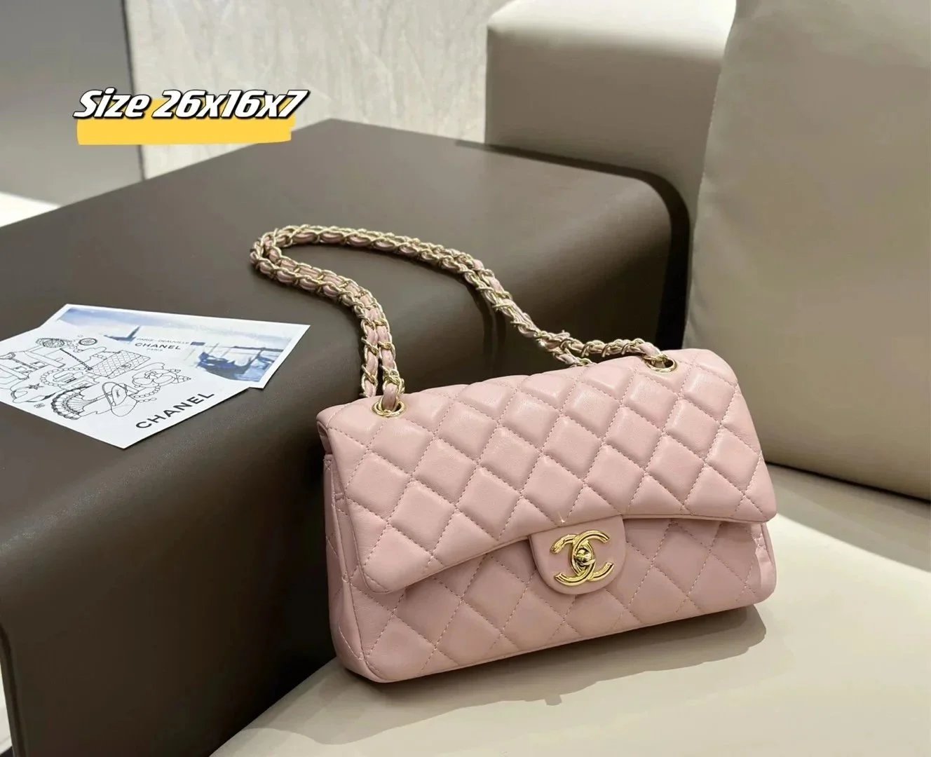 Chanel Handbags Quilted Top-Handle Chain Bag — 12
