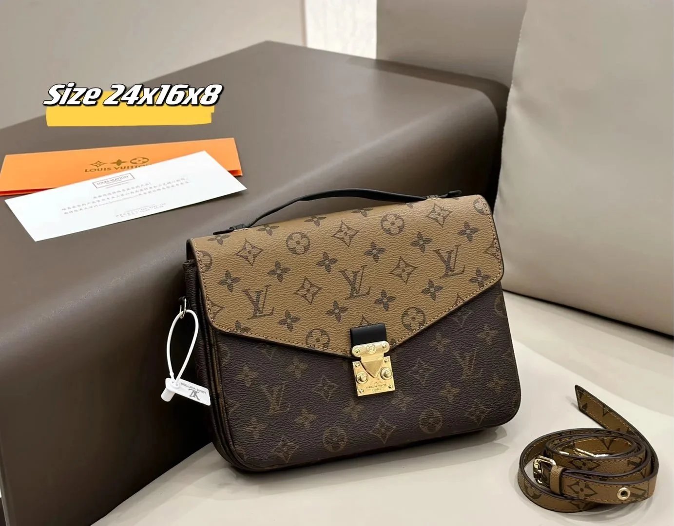 Louis Vuitton Neo Noé Bucket Bag Beige Monogram Leather Shoulder Bag Handbags - 9