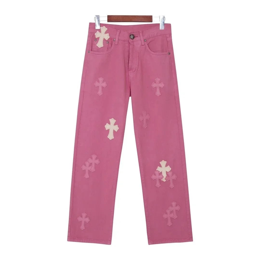Unbranded Jeans Wide-Leg Cross Patch image 6