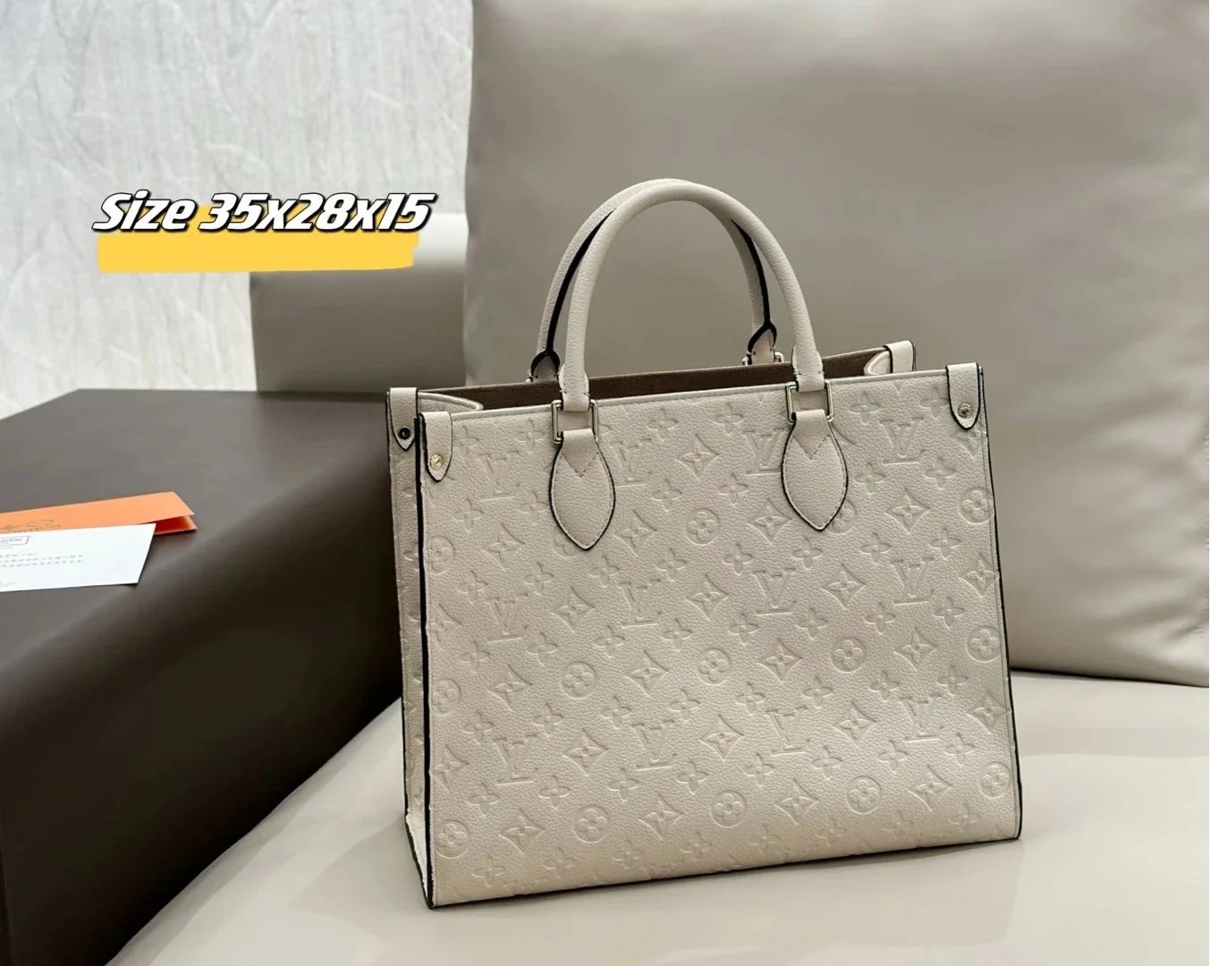 Louis Vuitton Handbags Monogram embossed top-handle satchel with detachable shoulder strap — 19
