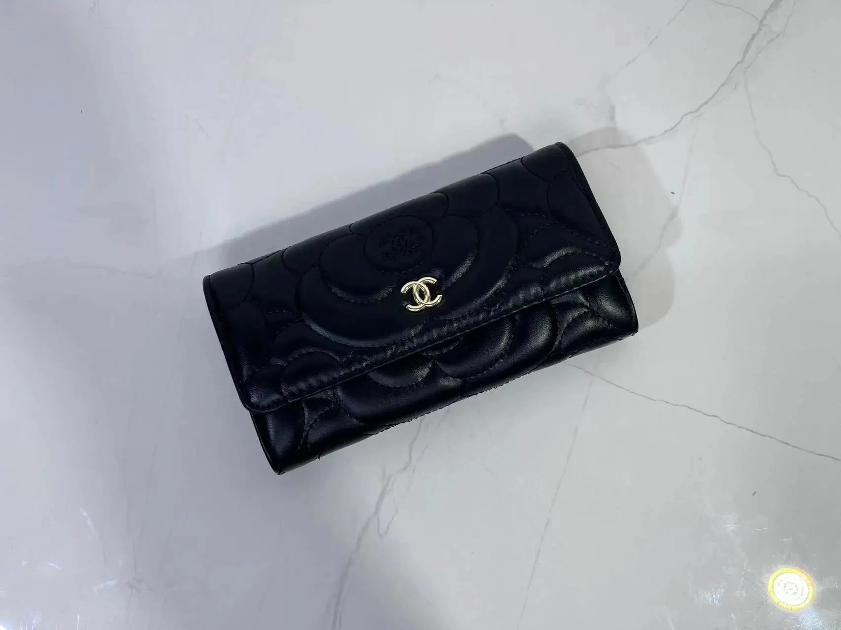 Dior Lady Dior Oblique Quilted Long Wallet Black - 28